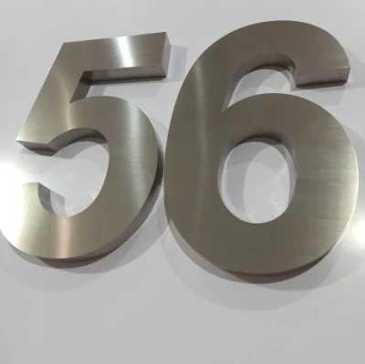 Factory Metal Outdoor Steel 3D segno del numero civico