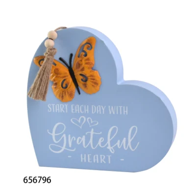 Forma farfalla legno Primavera Giardino blocco placca souvenir personalizzato regali