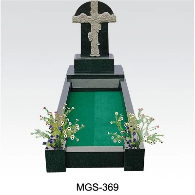 Monumento all&prime;ingrosso al cimitero di granito con una croce di design unica sconto del 2%