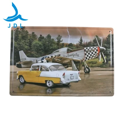 Pubblicità stile USA 15*30cm oltre 200 disegni decor personalizzato 30X15cm Targhetta del numero di targa veicolo retro Vintage Metal Tin Sign for Bar Coffice Shop