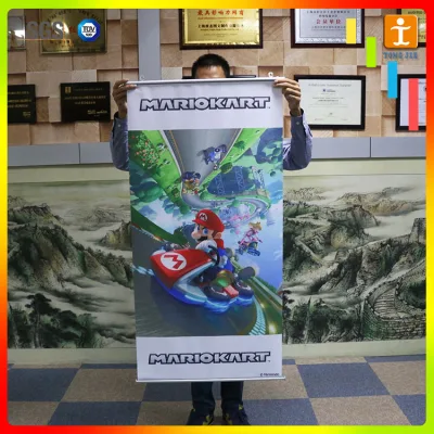 Stampa poster in tela Art con tasca per asta