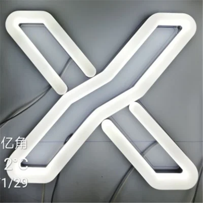 Cartello in acrilico Neon impermeabile da 12 V con scritta personalizzata