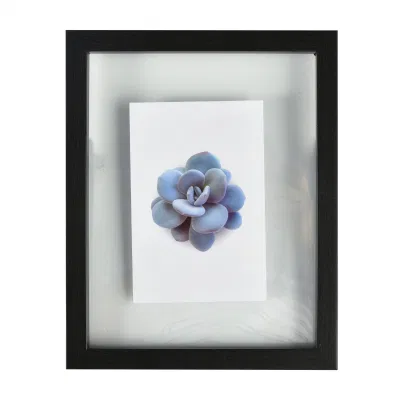 Vetro trasparente legno Photo Frame Art trasparente Paesaggio