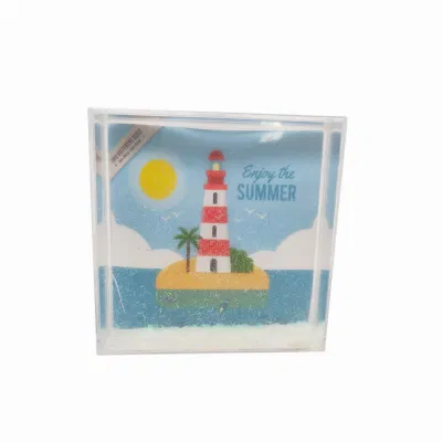 Originale liquido glitter cornice fotografica quadrato grande 4*4 pollici agitare Telaio