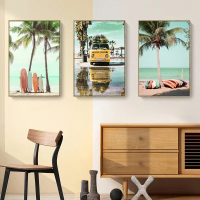 Drop-Shipping Room decorazione Paesaggio Spiaggia tela Stampa moderna Wall Art