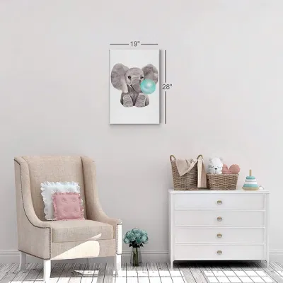 Animal Bubble Gum Art Canvas Stampa acquerello Pittura Wall Art Per decorazione domestica