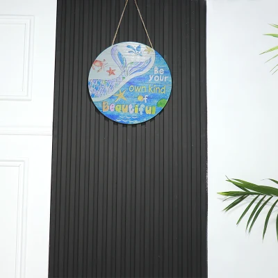 Immagine personalizzata MDF con appicciamento in legno rotondo