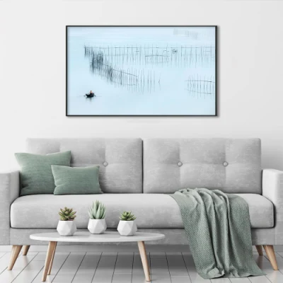 Cornice PS personalizzata per foto di alta qualità Sunset Natural Pittura di tela Wall Art per arredamento soggiorno