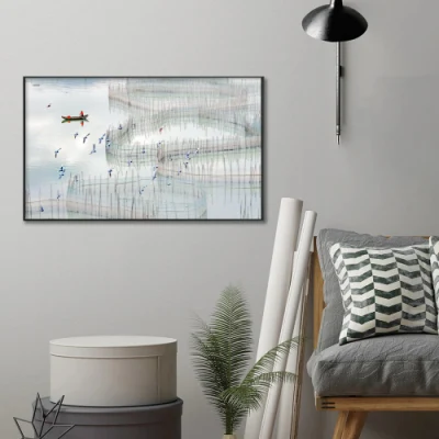 Cornice PS personalizzata per foto di alta qualità Sunset Natural Pittura di tela Wall Art per arredamento soggiorno