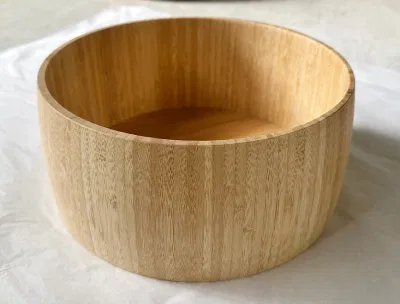 Ciotola di bambù FSC Acacia, perfetta per insalata o frutta 11,5 pollici 29 cm