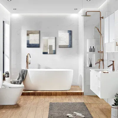 Vendita all&prime;ingrosso 3 pezzi Abstract tela parete Art incorniciato arredamento bagno Pittura