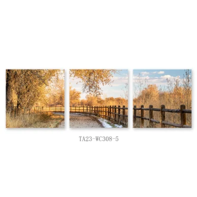 Vendita all&prime;ingrosso decorazione 3 pannelli Alba Foto disegni Arte pittura per Vendita dipinti moderni parete tela Wall Art
