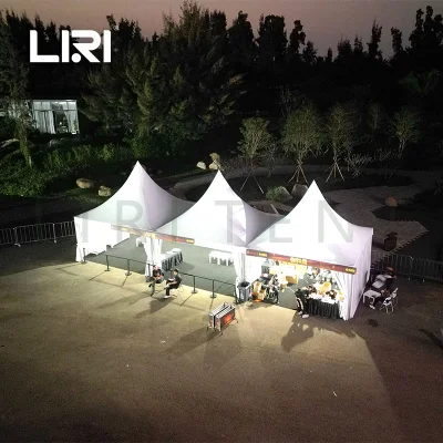Telaio in alluminio Bianco PVC 3mx3m tettoia chiusa Gazebo tenda pagoda