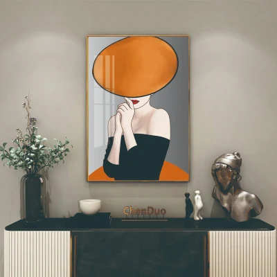 Figura moderna Abstract tela geometrica Pittura Arte Contemporanea Poster Stampa Volti Wall Art immagine per soggiorno arredamento casa