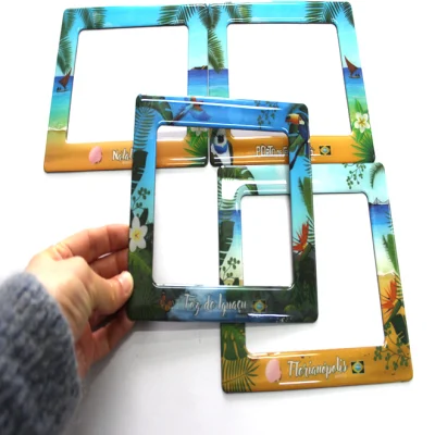 Amazon alta qualità miglior prezzo bello cute Design epossido magnetico Cornice fotografica per decorazione domestica