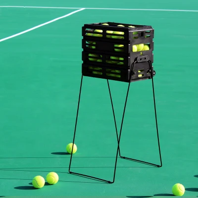 Cestello portatile per la raccolta di palline da tennis con ruote Bl21681