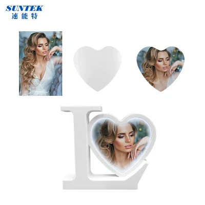 Cornice fotografica acrilica personalizzata sublimazione LED luce colore cambia foto Cornice fotografica acrilica sublimazione pannello Specchio con lampada