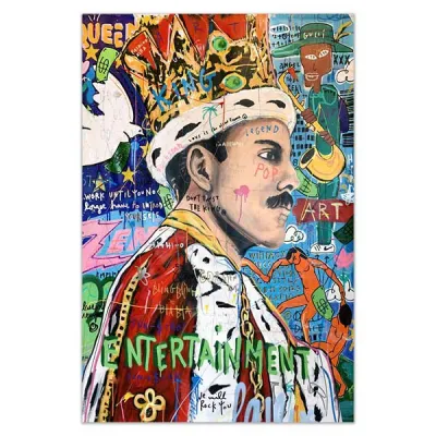 Fabbrica Commercio all&prime;ingrosso scimpanzé colorati tela decorativa dipinti graffiti Wall Art