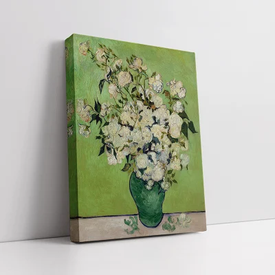 Decorazione della stanza pittura classica dell&prime;olio della parete incorniciata di arte tela di fiore Stampa