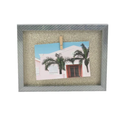 Muro aggancia iridescente Collage Photo Frame Multi aperture Picture Frame