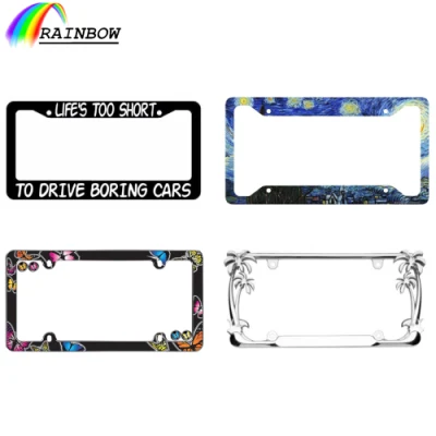 Esclusiva targa auto Body in plastica/Custom/acciaio inox/alluminio ABS/Classic in fibra di carbonio Telaio/supporto/stampo/coperchio