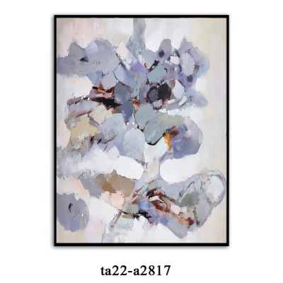 Pittura astratta di arte della parete a buon mercato decorazione domestica Artistic tela personalizzata Dipinto ad olio con cornice Design moderno fatto a mano