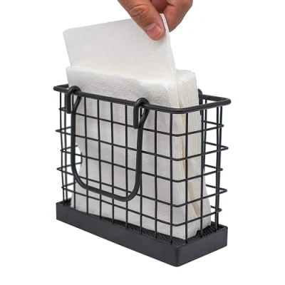Ripiani da cucina Tissue in piedi carta da cucina raccolta metallo tovagliolo