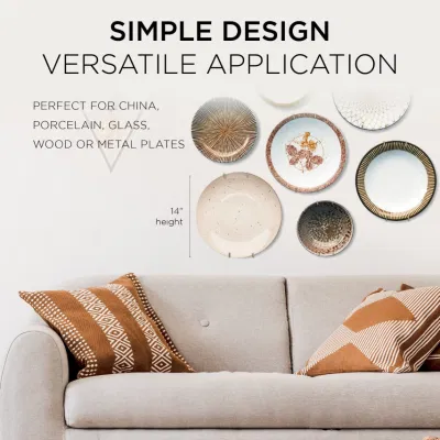  Staffe per piastre per supporti per piastre a parete per pareti grandi Home piastre decorative