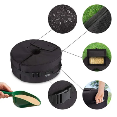 Borsa peso a base rotonda 18 cm scollegabile ombrellone Parasol Supporto Ci11474