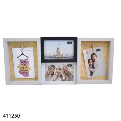 Nuova cornice fotografica MDF da collezione per decorazione domestica