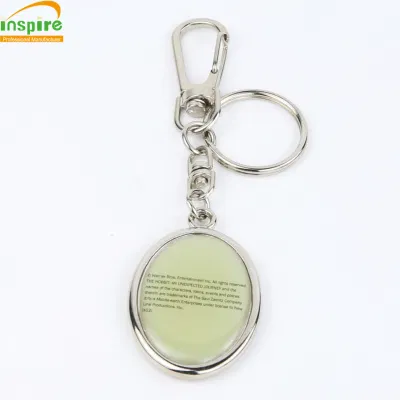 Portachiavi promozionale personalizzato in lega di zinco e metallo per cornice fotografica Souvenir regalo