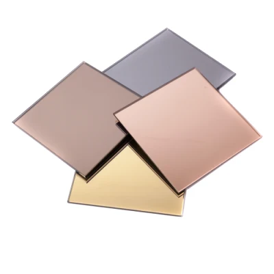 Specchio da bagno rettangolare da 3 mm 4mm 5mm 6mm specchio da parete Specchi per la decorazione domestica dello specchio con il più basso prezzo di fabbrica