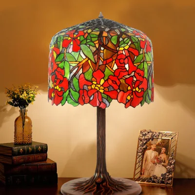 retro lampada decorativa creativa di vetro macchiato di Tiffany di arte della barra 12inch