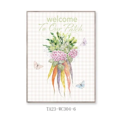 Pasqua coniglio Calligraphy tela di Pasqua pittura di arte tela di pittura di bambini di Pasqua Art cornice Stampa Wall Art decorazione domestica