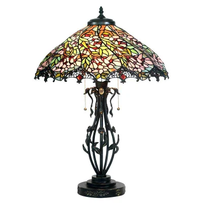 retro lampada decorativa creativa di vetro macchiato di Tiffany di arte della barra 12inch