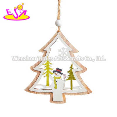 2020 Cusstomize Fata Babbo Natale in legno W09d090