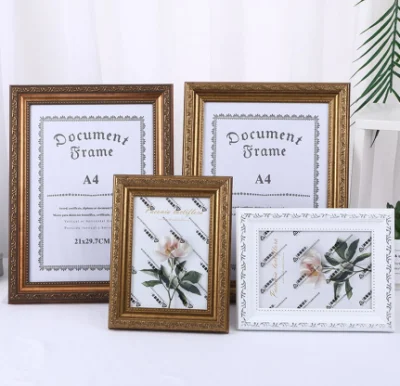 Produttori Custom American vintage Photo Frame A3 A4 certificato Diploma Cornice Premio cornice resina cornice Foto cornice