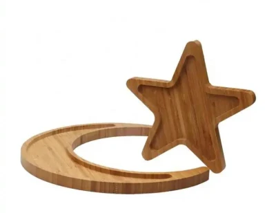 All&prime;ingrosso decorazione Luna e stella di bambù servire vassoi