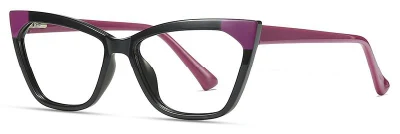 Forma piccola degli occhi Cat con tempie corte Candy Solid E Crystal Colour assortiti stock TR90 Donne Cornici ottiche