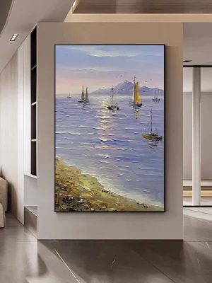Camera da letto decorazione parete Poster moderno incorniciato Picture Art grande paesaggio Grafica di stampa canvas