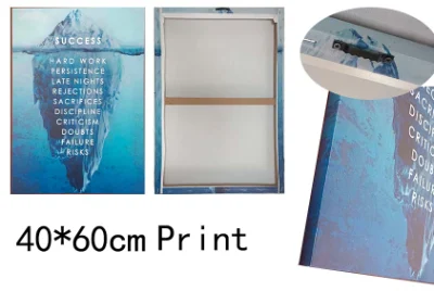 Poster con le parole ispiratrici e motivazionali di Custom Canvas Wall Art Con Secondcape per arredamento domestico