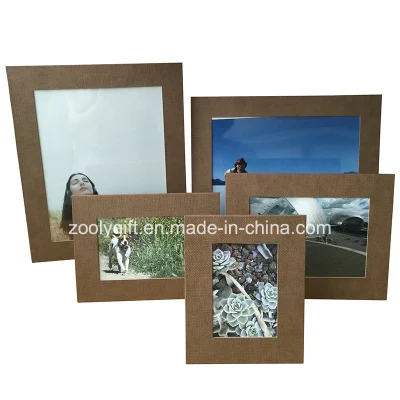 Cornice fotografica regalo promozionale di carta d&prime;arte testurata rossa assortita