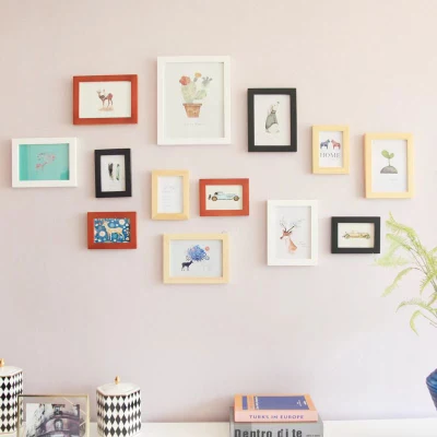 A2 soggiorno quadrato decorazione parete visualizzazione foto cornice