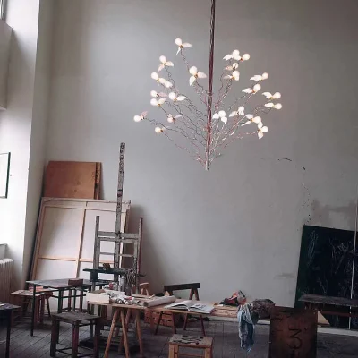 Maurer Lucellino Tedesco creativo semplice moderno Angelo ali lampada da muro a uccello lampadario.