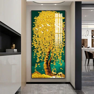 Fabbrica all&prime;ingrosso Vendita calda stampante in tela Paesaggio decorazione della stanza di pittura Arte della parete