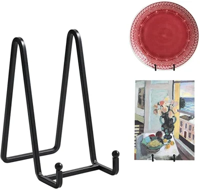 Supporti per supporti per display con supporto per display con supporto in metallo per immagini, piastre decorative, esel fotografico, disegno da tavolo
