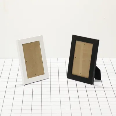 Vendita all&prime;ingrosso Stampa personalizzata colore Bianco Nero dimensione MDF in legno massiccio Cornice fotografica
