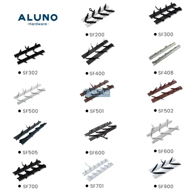 Alluminio esterno alluminio Louvered esterno vetro finestra otturatore giardino plastica Profilati in jalousie con lame e telaio a feritoia