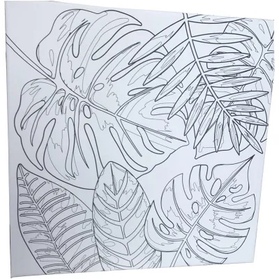 Modern Plant Art Pictures Canvas Pittura 5 pezzi stampe muro Art 5 pannello incorniciato
