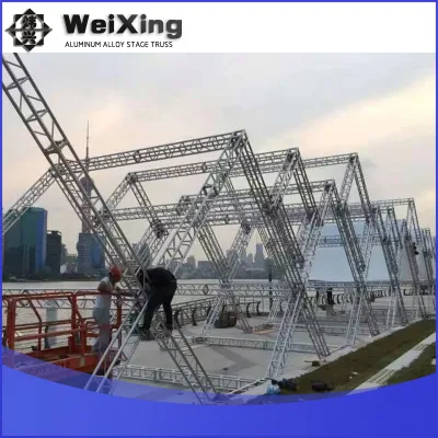 Speciali truss in alluminio personalizzati con struttura speciale, telaio a forma di cuore, avvio a cinque punte